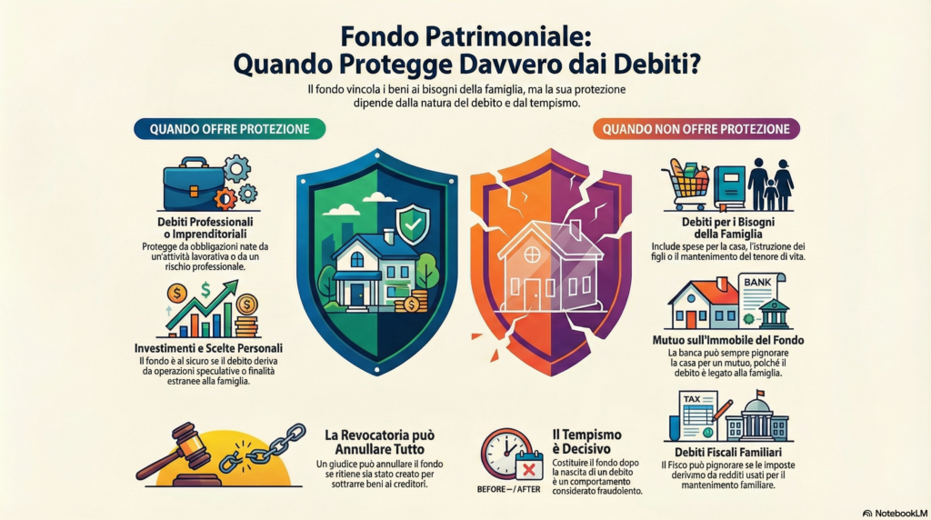 fondo patrimoniale e pignoramento